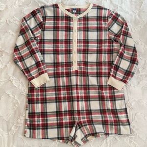 Old Navy Plaid PJ Romper